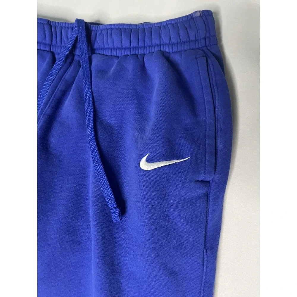 Nike Club Fleece Joggers Pants Men's Size Small Blue Tapered Pockets CJ1616-493